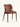 Cadeira Brooklyn estofada em courino sintético PU marrom #cor_marrom