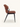 Cadeira Brooklyn estofada em courino sintético PU marrom #cor_marrom