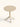 Mesa Verona em polipropileno resistente cor bege #cor_bege
