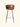 Banqueta Margot estofada em tecido cor marrom #cor_marrom