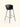 Banqueta Margot estofada em tecido cor preto #cor_preto