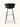 Banqueta Margot estofada em tecido cor preto #cor_preto