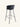 Banqueta Margot estofada em tecido cor preto #cor_preto