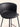 Banqueta Margot estofada em tecido cor preto #cor_preto