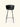 Banqueta Margot estofada em tecido cor preto #cor_preto