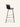 Banqueta Margot estofada em tecido cor preto #cor_preto