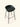 Banqueta Stella estofada em courino sintético PU bicolor cor preto #cor_preto