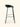 Banqueta Stella estofada em courino sintético PU bicolor cor preto #cor_preto