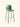 Banqueta Chloe estofada em Hard PU cor verde #cor_verde