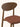 Banqueta Josephine em tecido ou courino sintético PU com estrutura em madeira maciça nobre e design assinado. terracota #cor_terracota