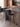 Banqueta Brooklyn estofada em courino sintético PU Preto #cor_preto