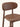 Banqueta Livia em tecido ou courino sintético PU com estrutura em madeira maciça nobre e design assinado. caramelo #cor_caramelo