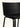 Banqueta Isadora com assento em polipropileno e base em aço carbono pintado. Preto #cor_preto