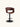 Banqueta Iris Base Preta giratória com regulagem de altura cor marrom #cor_marrom