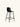 Banqueta Portofino com assento em polipropileno e base em aço carbono com pintura epóxi. cor preto #cor_preto