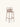 Banqueta Split em polipropileno resistente Fendi #cor_fendi