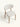 Cadeira Vittoria estofada em courino sintético PU ou linho Off White #cor_off-white