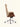 Cadeira De Escritório Auster Madeira giratória em madeira com base em aço cromado. Fendi #cor_fendi