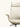 Cadeira De Escritório Auster Madeira giratória em madeira com base em aço cromado. Off White #cor_off-white