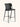 Banqueta Brooklyn estofada em courino sintético PU Preto #cor_preto