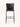 Banqueta Brooklyn estofada em courino sintético PU Preto #cor_preto