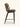 Banqueta Brooklyn estofada em courino sintético PU Marrom #cor_marrom