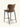 Banqueta Brooklyn estofada em courino sintético PU Marrom #cor_marrom