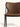 Banqueta Brooklyn estofada em courino sintético PU Marrom #cor_marrom