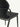 Cadeira Brooklyn estofada em courino sintético PU. preto #cor_preto