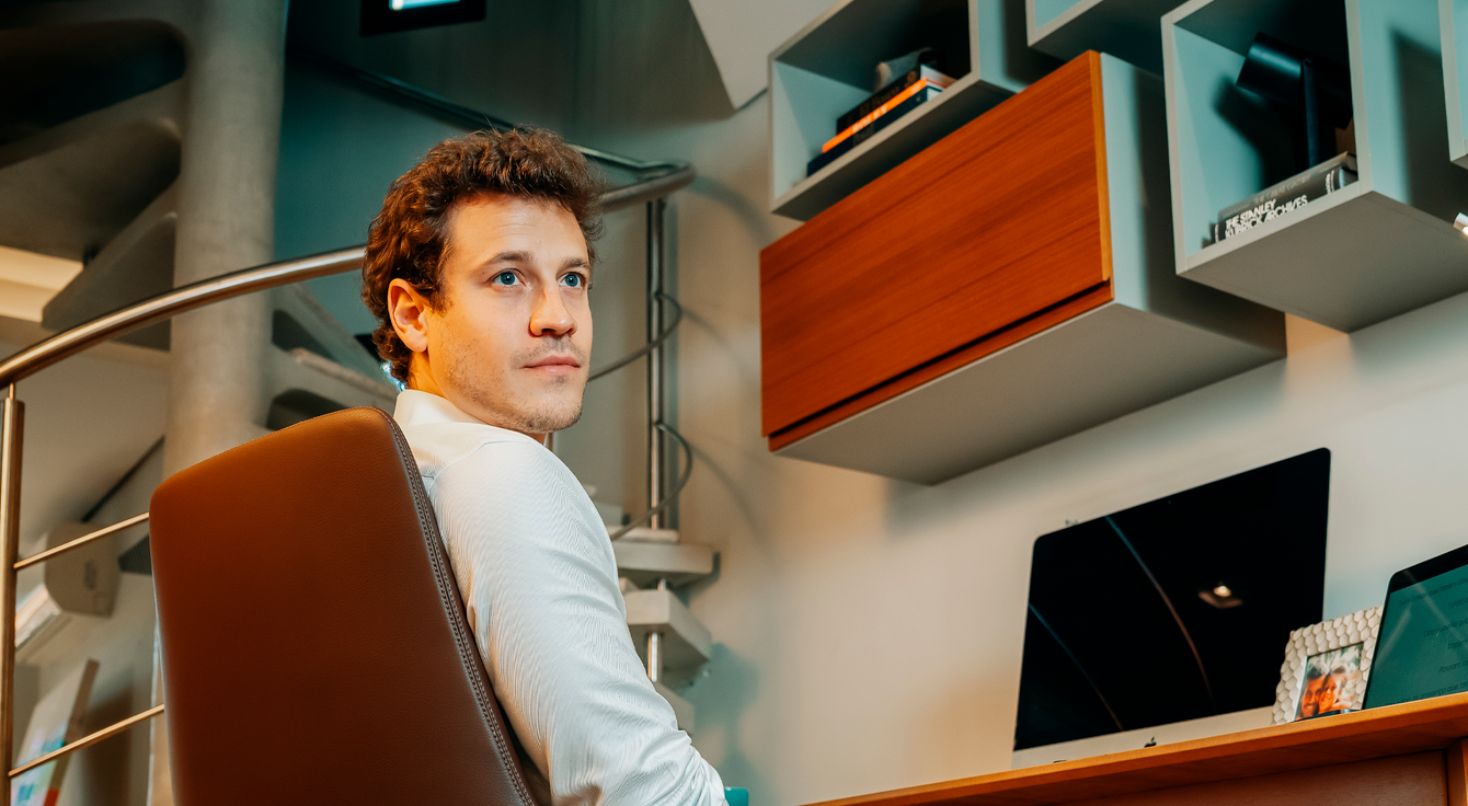 O novo home office de Felipe London