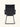 Cadeira De Escritório Copenhague Black Base Fixa Base Fixa em courino sintético PU com costuras horizontais e aço cromado. Preto #cor_preto