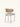 Cadeira Aurora estofada em courino sintético PU ou linho Off White #cor_off-white