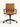 Cadeira De Escritório Copenhague Black Diretor em courino sintético PU com costuras horizontais e aço cromado. Caramelo #cor_caramelo