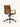 Cadeira De Escritório Copenhague Black Diretor em courino sintético PU com costuras horizontais e aço cromado. Caramelo #cor_caramelo