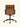 Cadeira De Escritório Copenhague Black Diretor em courino sintético PU com costuras horizontais e aço cromado. Caramelo #cor_caramelo