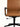 Cadeira De Escritório Copenhague Black Presidente em courino sintético PU com costuras horizontais e aço cromado. Caramelo #cor_caramelo