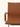 Cadeira De Escritório Copenhague Base Fixa Base Fixa em courino sintético PU com costuras horizontais e aço cromado. Caramelo #cor_caramelo