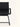 Cadeira De Escritório Copenhague Black Base Fixa Base Fixa em courino sintético PU com costuras horizontais e aço cromado. Preto #cor_preto