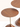 Mesa Dot Conjunto Lateral com tampos em cinamomo âmbar, hastes em aço carbono champagne e base em madeira maciça com tingimento âmbar. caramelo #cor_caramelo