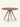 Mesa Eames P com tampo em MDF e base em madeira maciça Ø 107 × 75 cm marrom #cor_marrom 