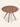 Mesa Eames P com tampo em MDF e base em madeira maciça Ø 107 × 75 cm marrom #cor_marrom 