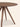 Mesa Eames P com tampo em MDF e base em madeira maciça Ø 107 × 75 cm marrom #cor_marrom 