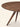 Mesa Eames P com tampo em MDF e base em madeira maciça Ø 107 × 75 cm marrom #cor_marrom 