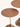 Mesa Dot Conjunto Lateral com tampos em cinamomo âmbar, hastes em aço carbono champagne e base em madeira maciça com tingimento âmbar. caramelo #cor_caramelo