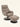 Poltrona de massagem Verona com função relax em courino sintético PU fendi #cor_fendi