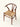 Cadeira Isabella com estrutura em madeira maciça e assento em palha nogueira #cor_nogueira