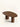 Mesa Algarve com tampo em MDF chanfrado em efeito "borda infinita" e bases em madeira maciça usinada. natural #cor_natural