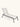 Chaise Amalfi em alumínio Bege #cor_bege