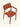 Cadeira Monaco em polipropileno resistente Terracota #cor_terracota