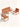 Conjunto Ravello Eco 3 Peças em polipropileno resistente Terracota #cor_terracota
